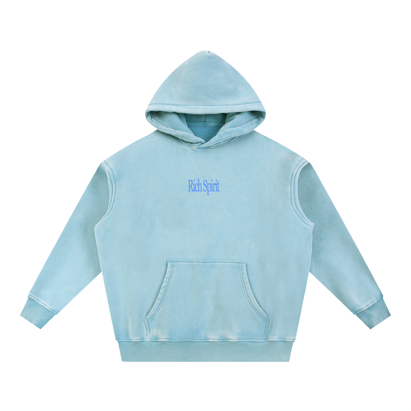 SIMPLE BLUE HOODIE