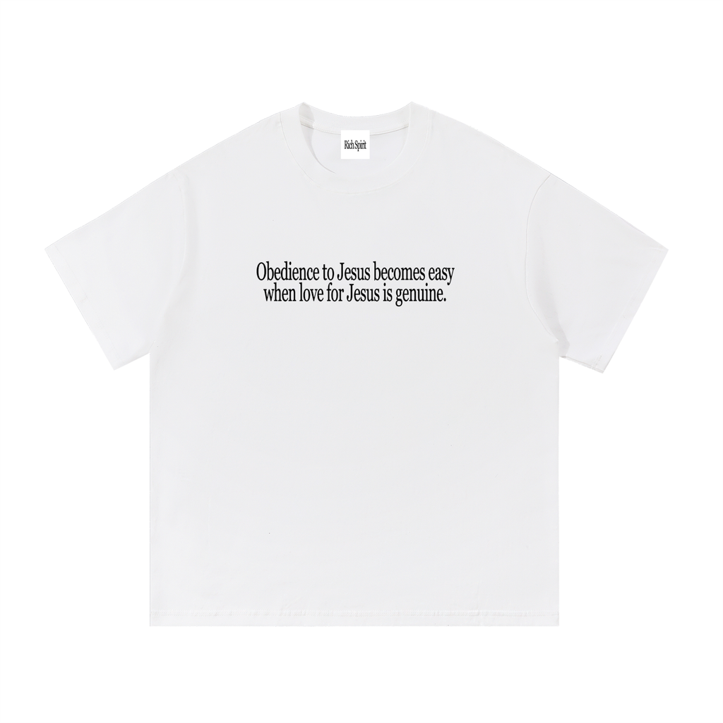 OBEDIENCE WHITE TEE