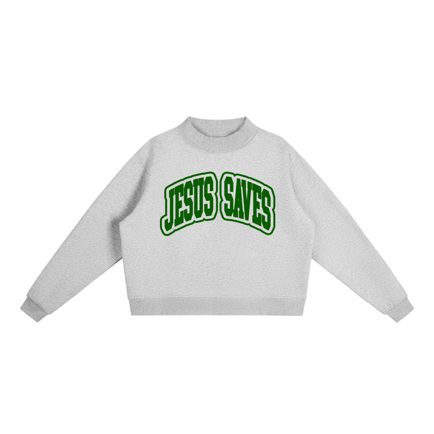 JESUS SAVES MOCK NECK