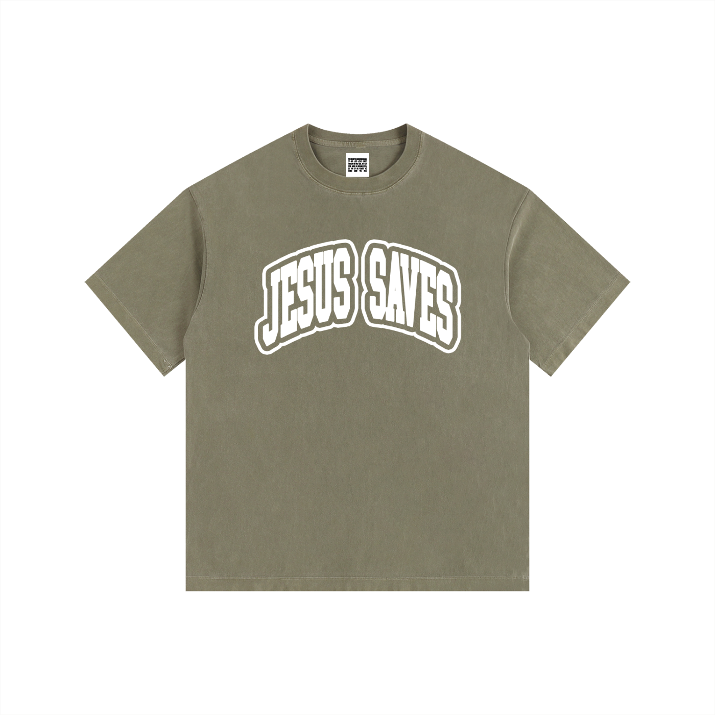 JESUS SAVES VINTAGE OVERSIZED TEE