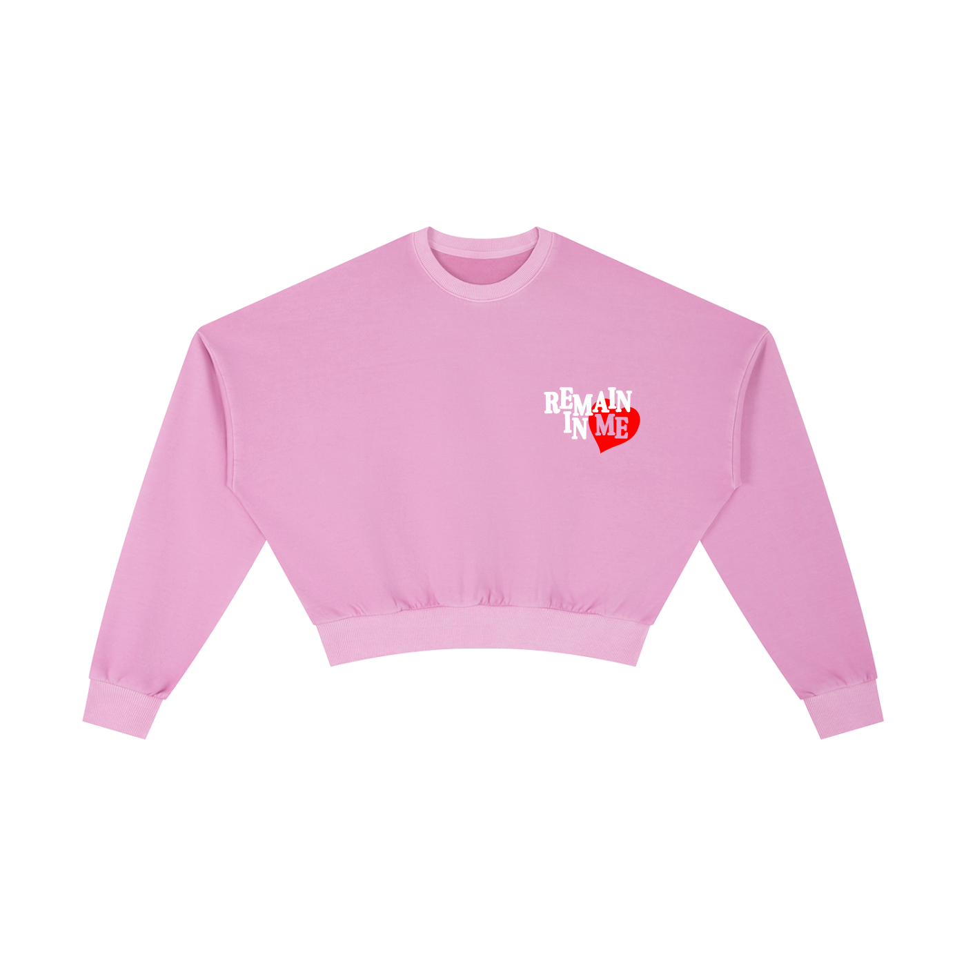 REMAIN IN ME CROPPED SWEATSHIRT