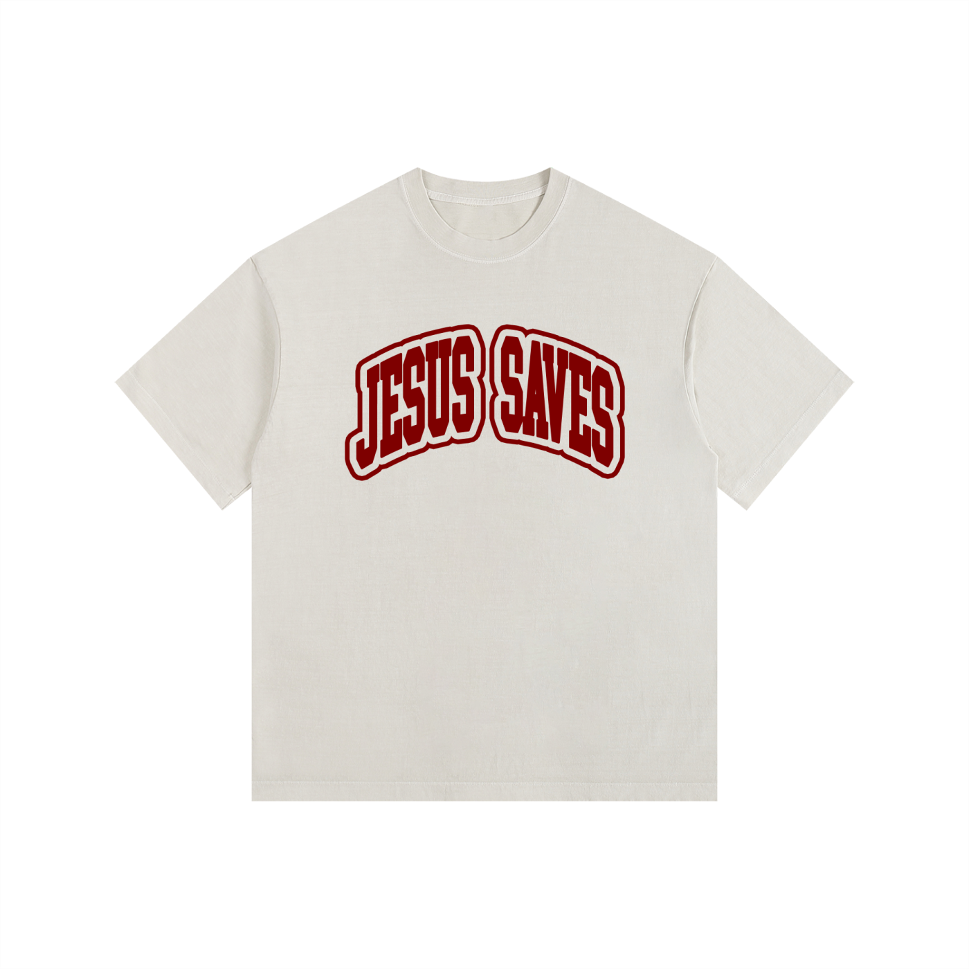 JESUS SAVES VINTAGE OVERSIZED TEE