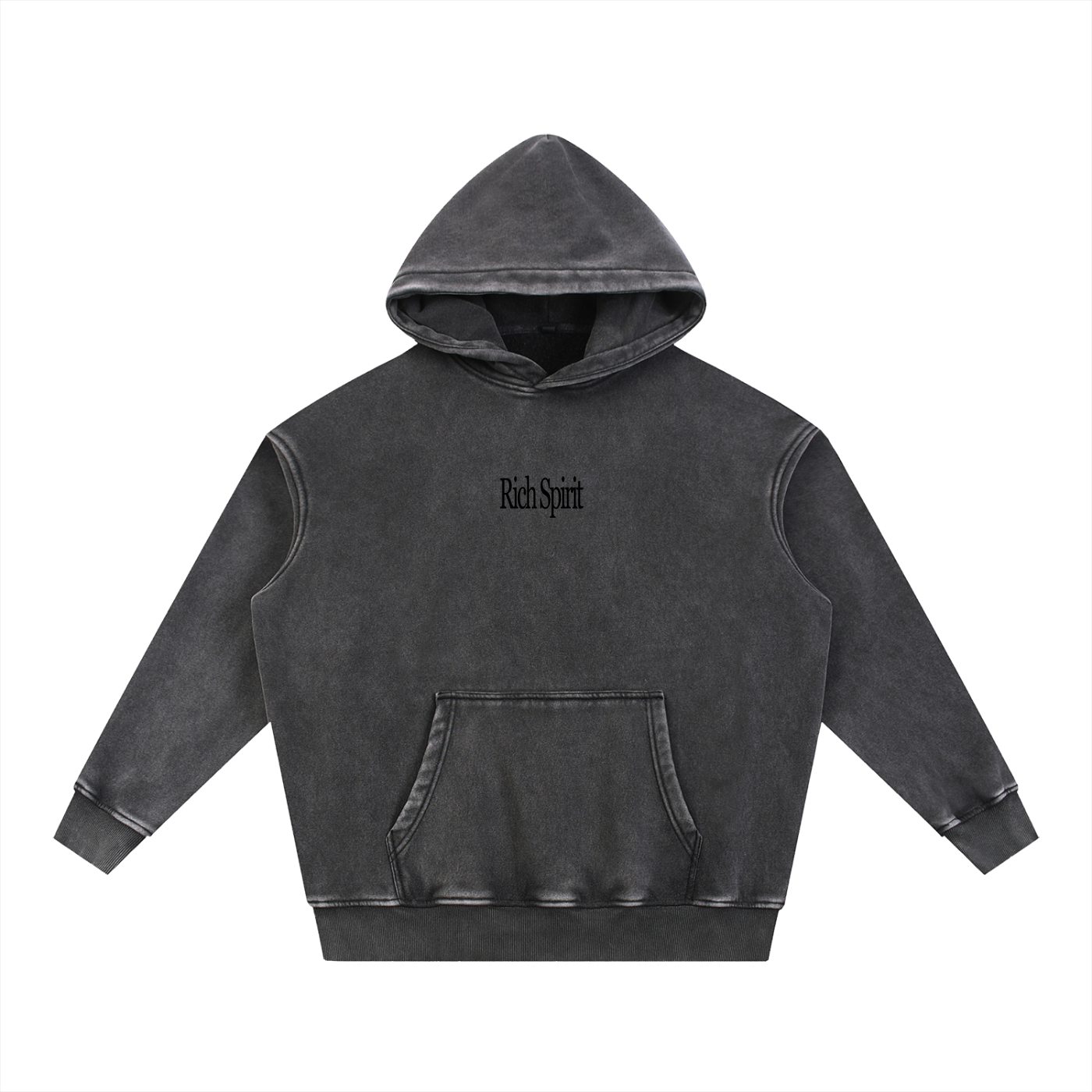 SIMPLE BLACK HOODIE