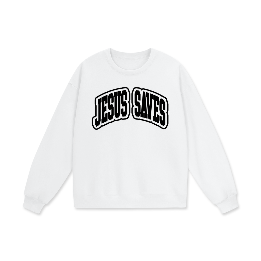 JESUS SAVES HEAVYWEIGHT SWEATSHIRT
