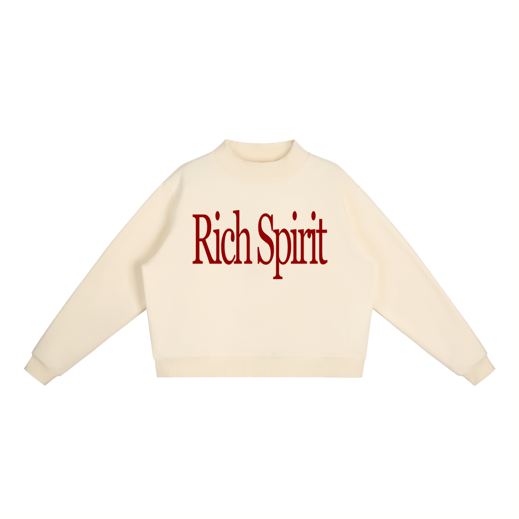 ESSENTIAL WOMEN'S MOCK NECK SWEATSHIRT