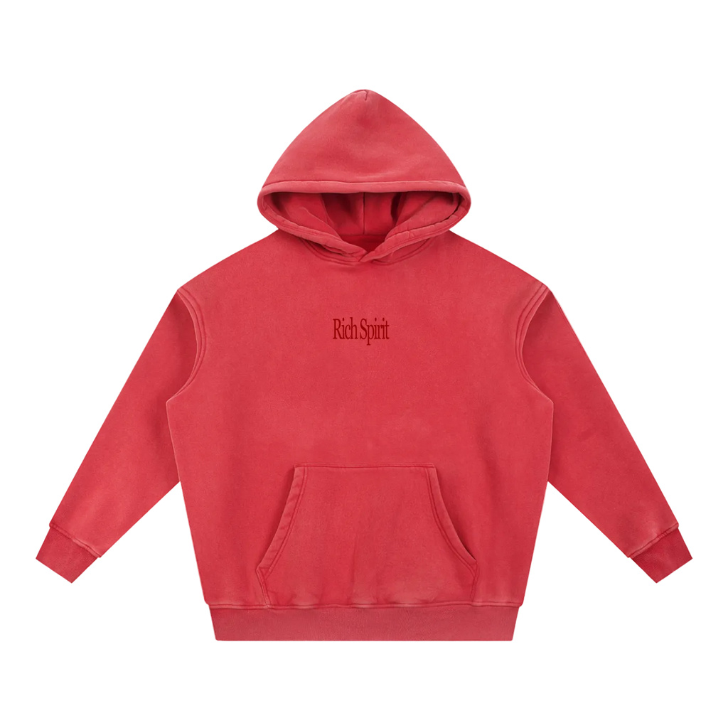 SIMPLE RED HOODIE