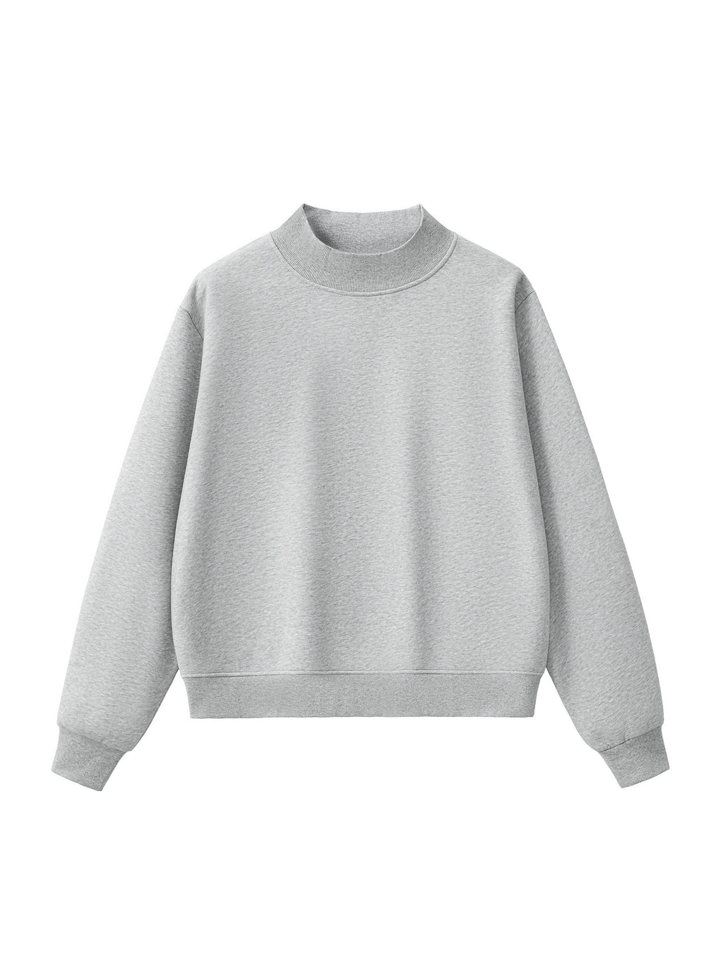 ESSENTIAL WOMEN'S MOCK NECK SWEATSHIRT